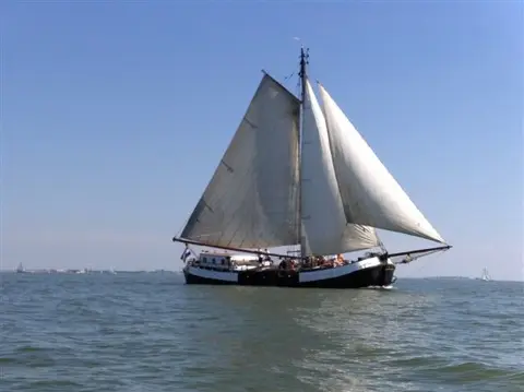 Tjalk Woonschip, bedrijfsschip — Muiden